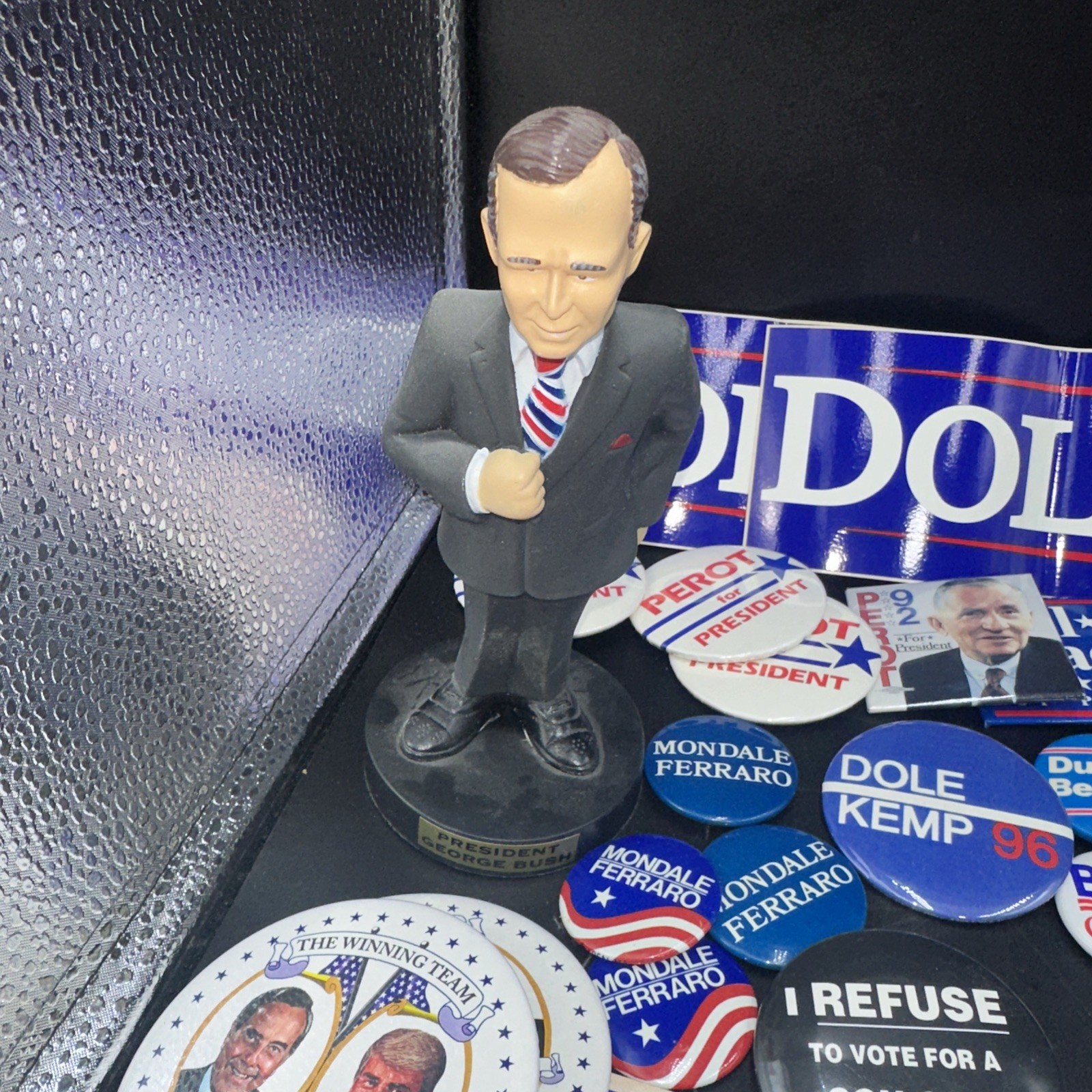 Political Collectibles Buttons Stickers Collection Lot 80’s To 10’s