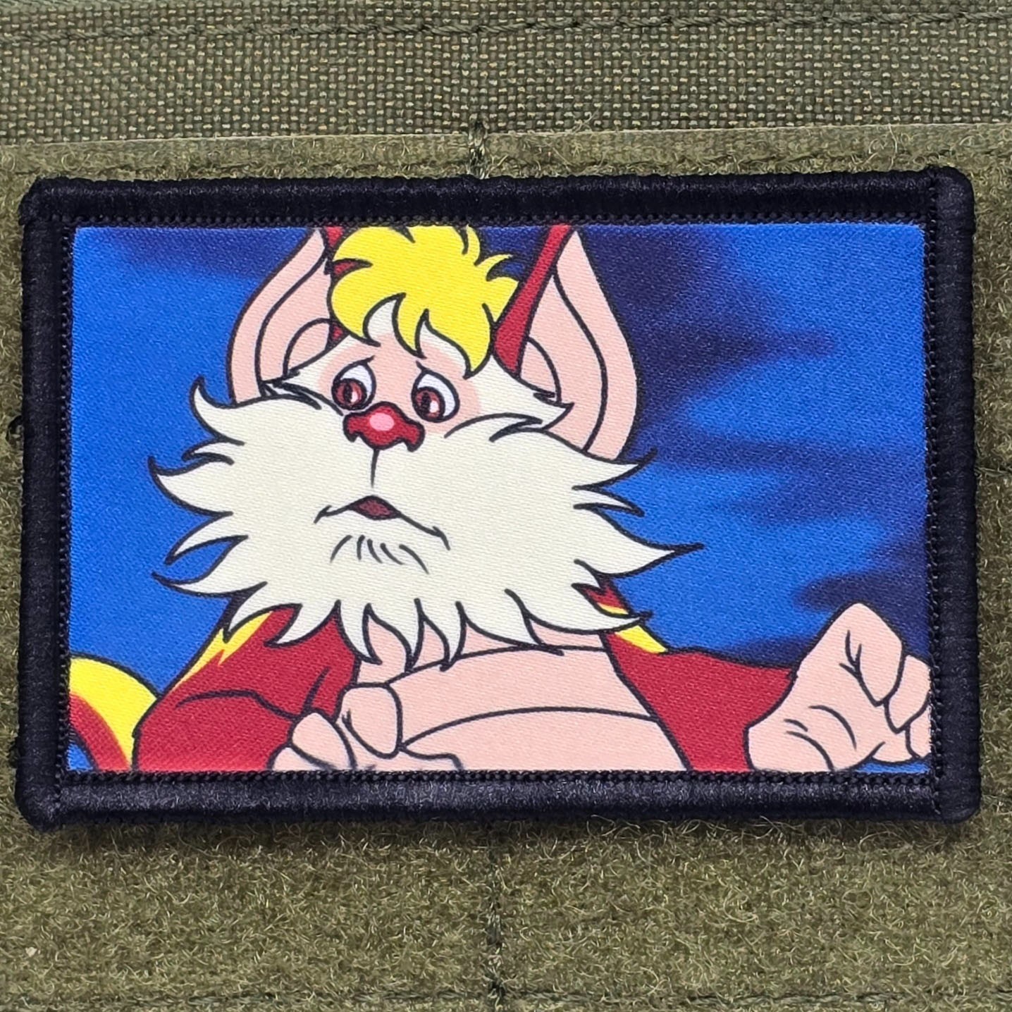 Snarf Patch Moral Tactical Meme Cartoon Thundercats USA Flag Hook & Loop 3x2