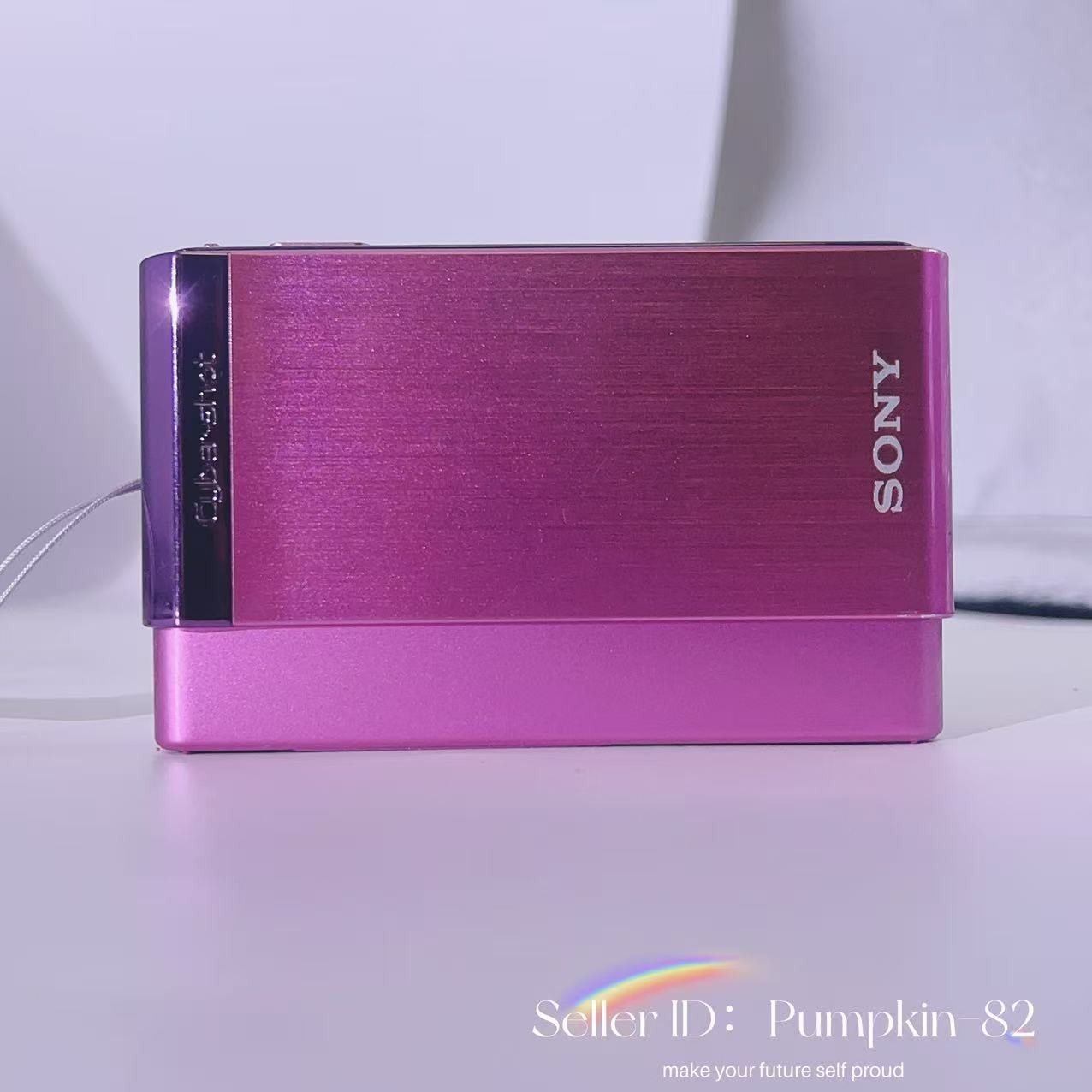 Sony Cyber Shot DSC-T90 12.1MP 4x Zoom Digital Camera Pink English Touchscreen