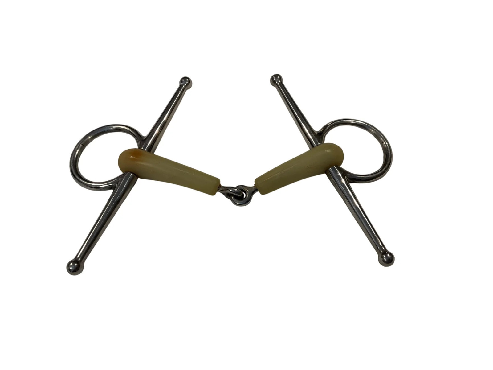 Happy Mouth Full Cheek Single Joint Snaffle Bit 5.25