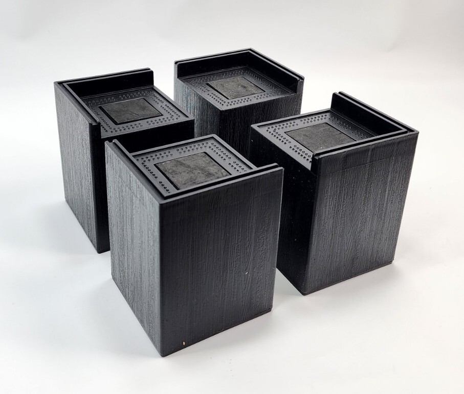 Bed Risers 4 Pack 4 Inch Heavy Duty Furniture Risers Table Leg Extenders Bed Lif