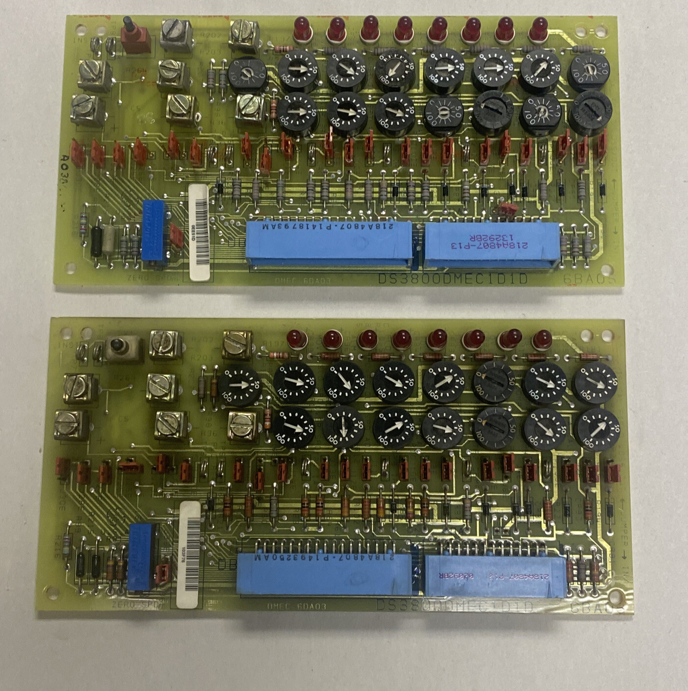 GENERAL ELECTRIC,DS3800DMEC1D1D,MOTOR EXCITER CONTROL PC BOARD LOT OF 2