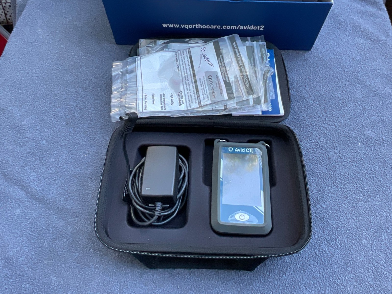 Avid CT2 NMES Biofeedback Therapy + Power Supply, Case – Tested & Working