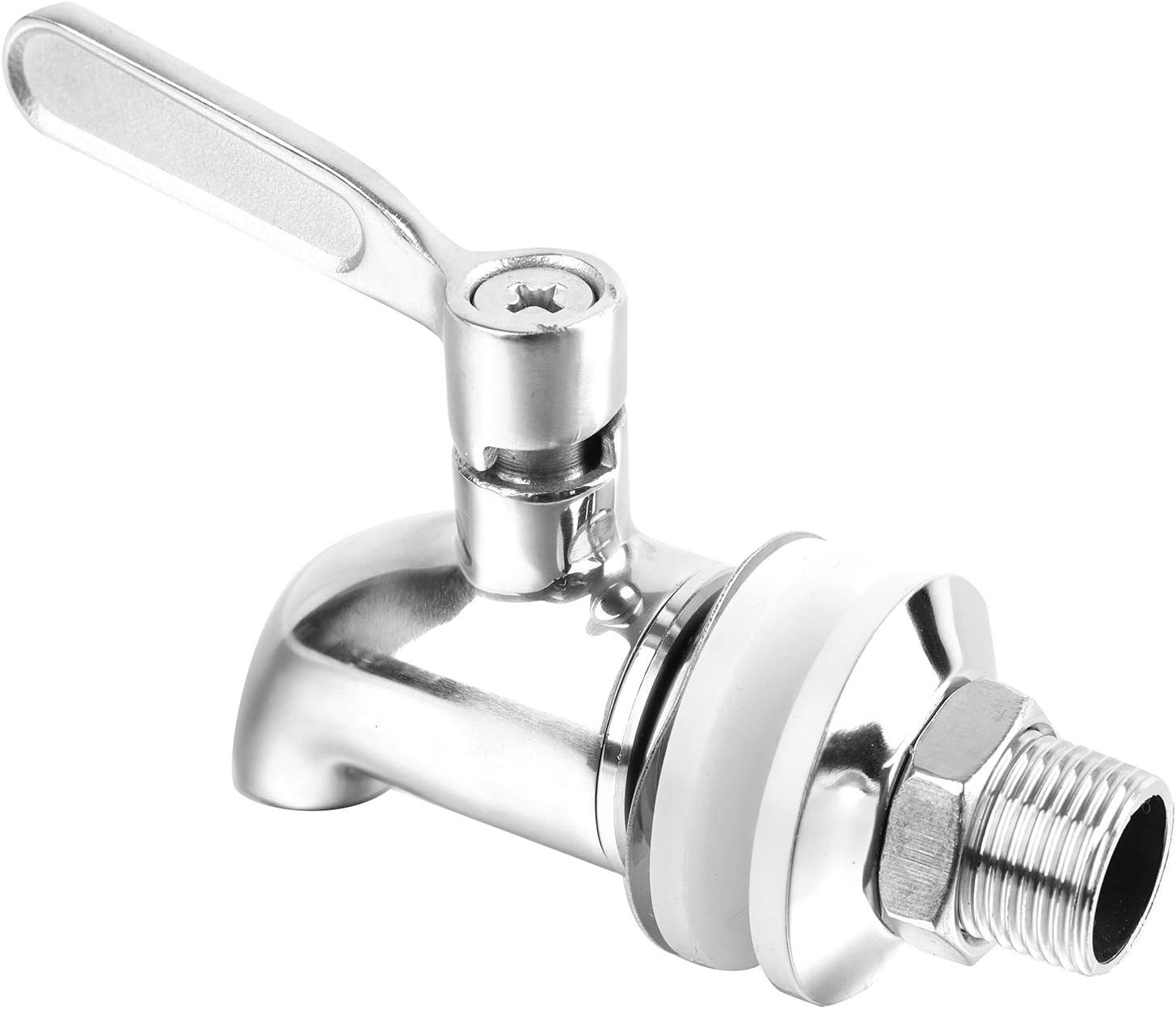Bekith 2 Pack Beverage Dispenser Replacement Spigot, Stainless Steel Polished