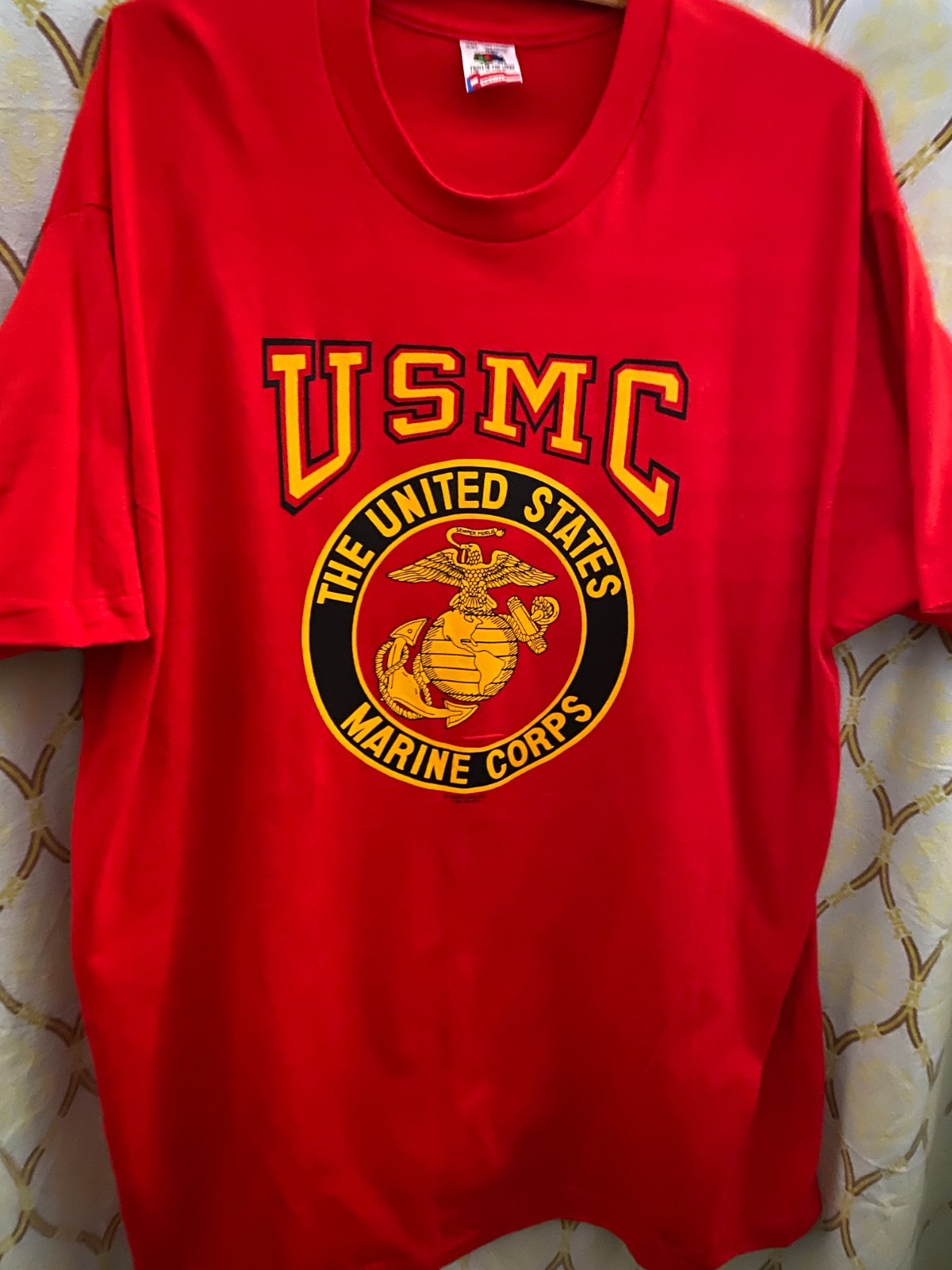 New Mens T shirt USMC The United States Marine Corps Red Tee XL  XXL