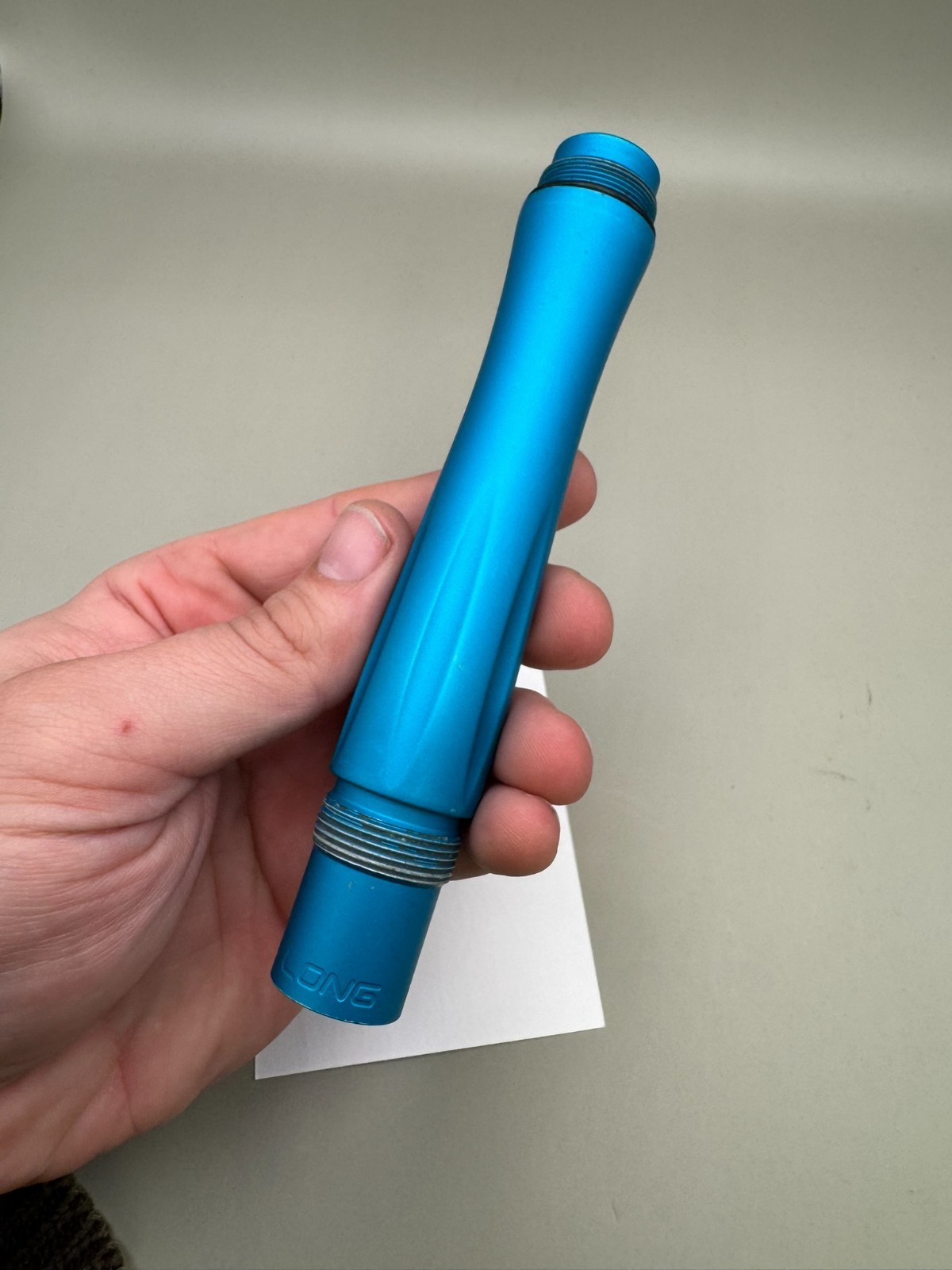 Bob Long Paintball Barrel Back-Satin Blue 685 Bore AC Thread