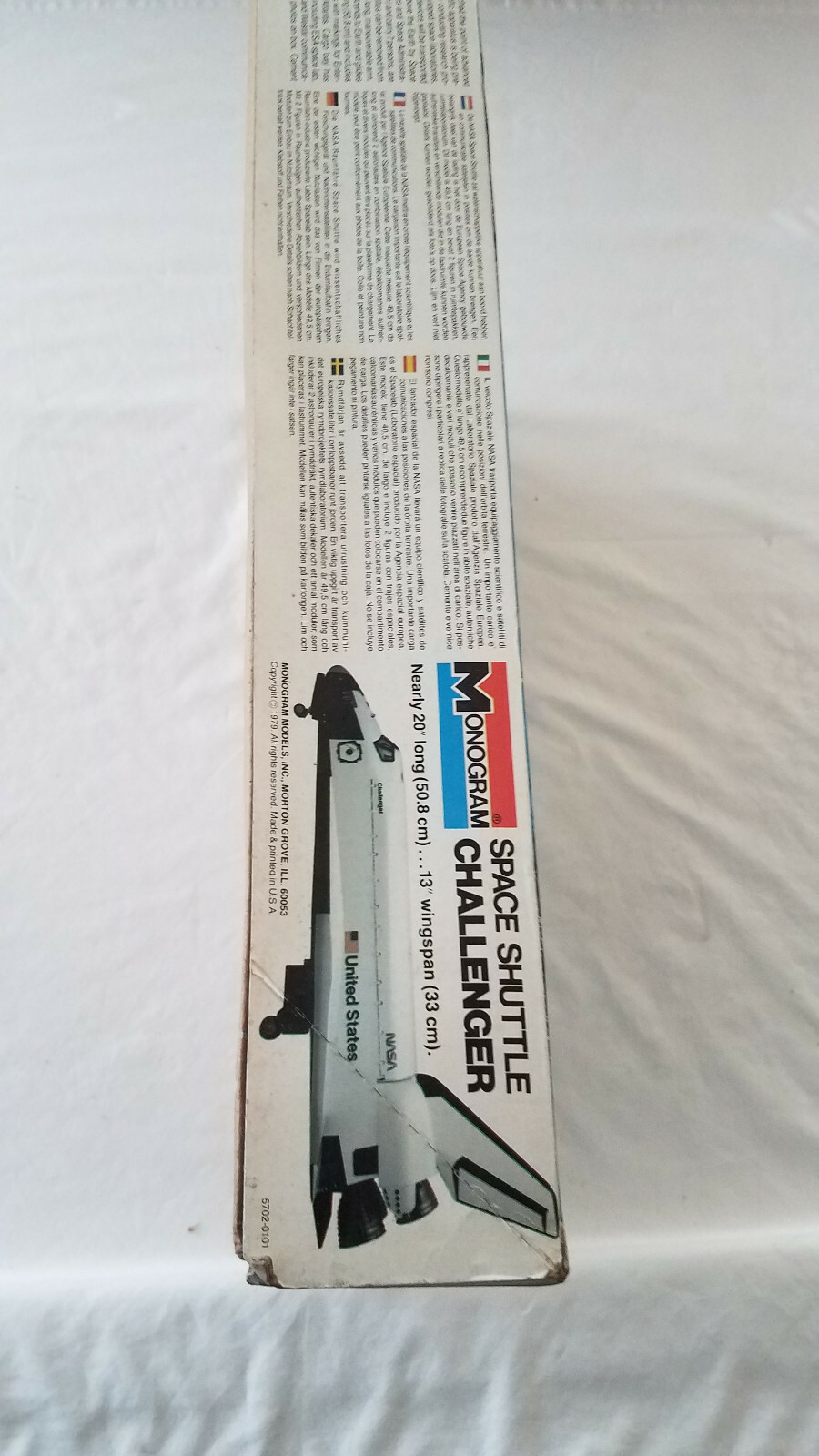 Monogram # 5702-Space Shuttle Challenger-1/72 Scale-1983-New Open Box