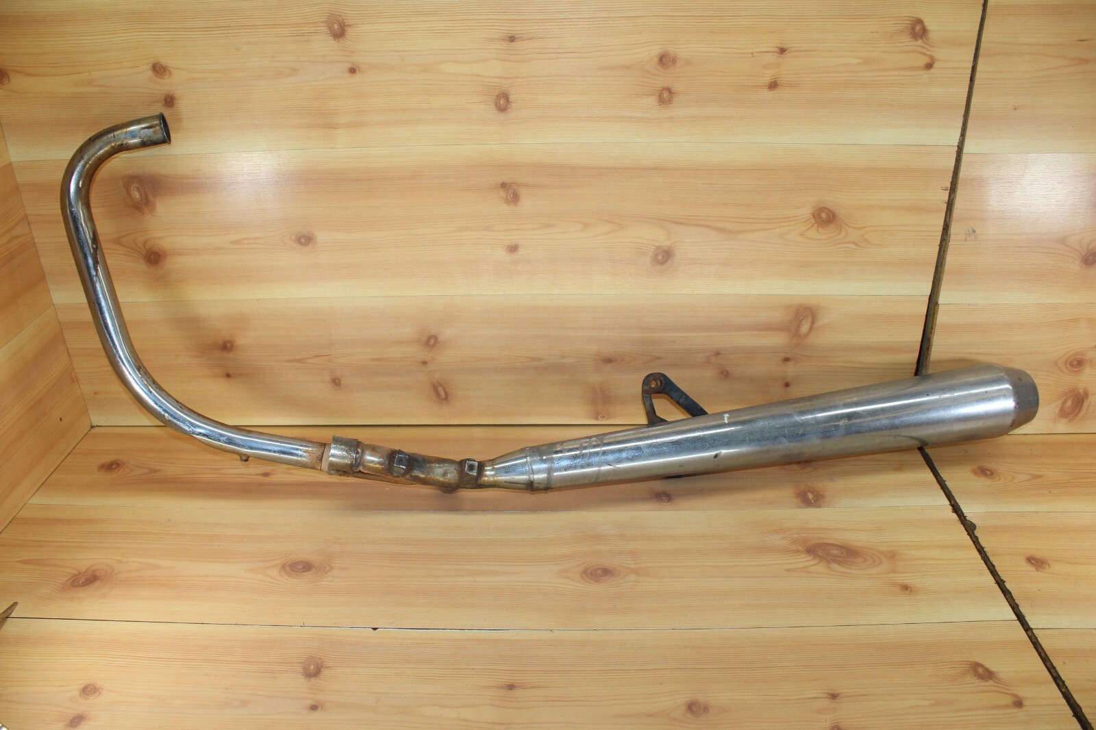 1977-1980 Kawasaki KZ650 KZ 650 Left Muffler Exhaust Header Pipe 18001-1002