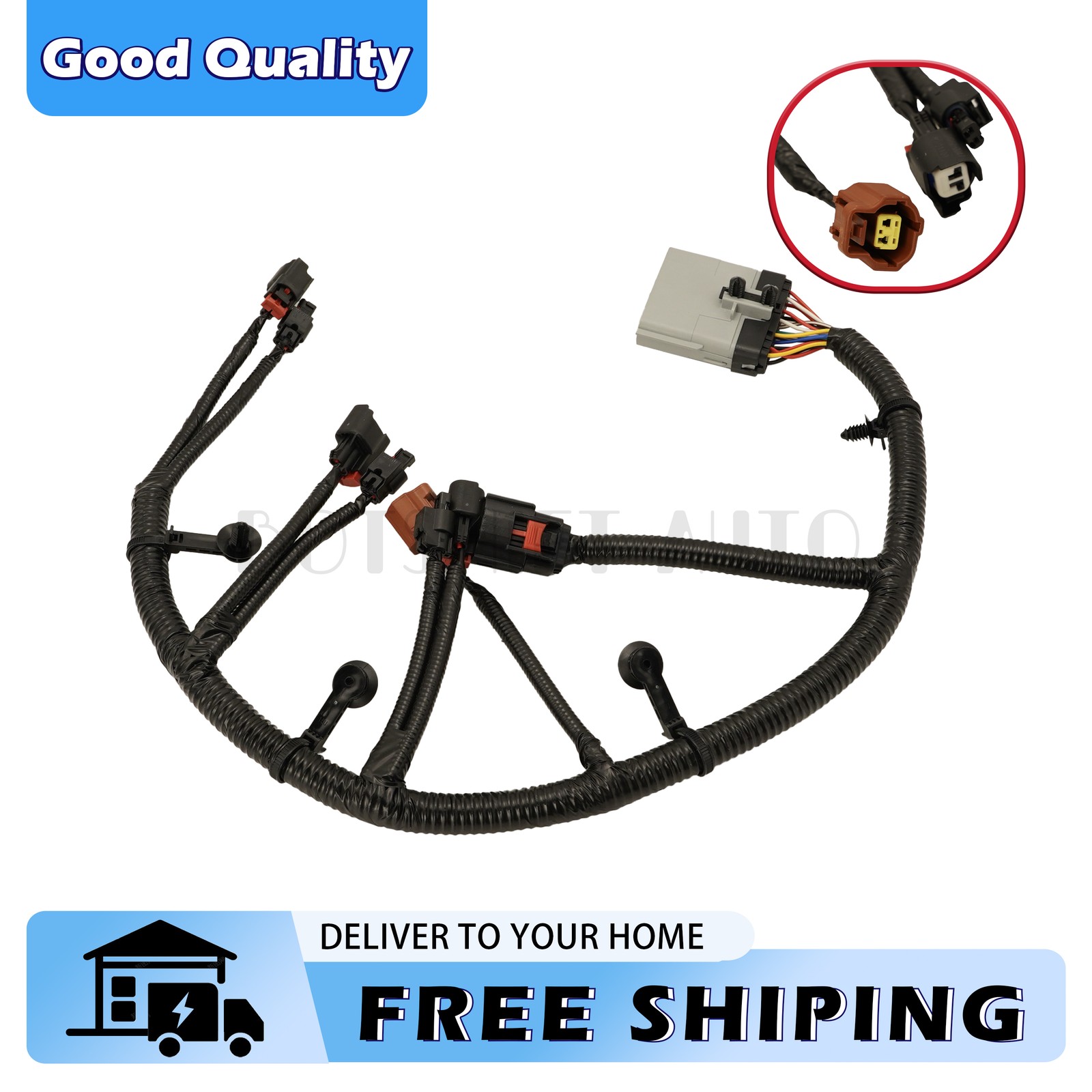 NEW 68087837AC Engine Injector Wiring Harness For 12-23 Jeep JK JL Wrangler 3.6L