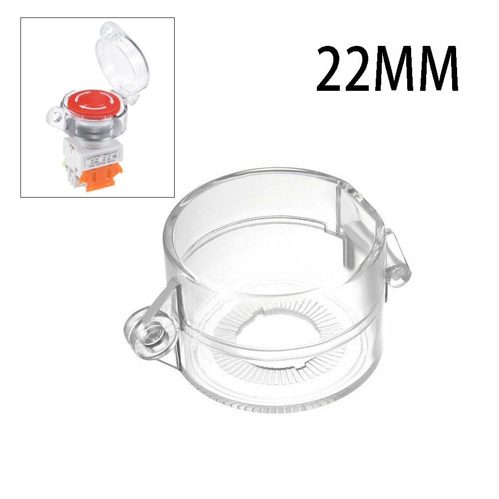 22mm Push Button Switch Protector Stop Switch Transparent Cover