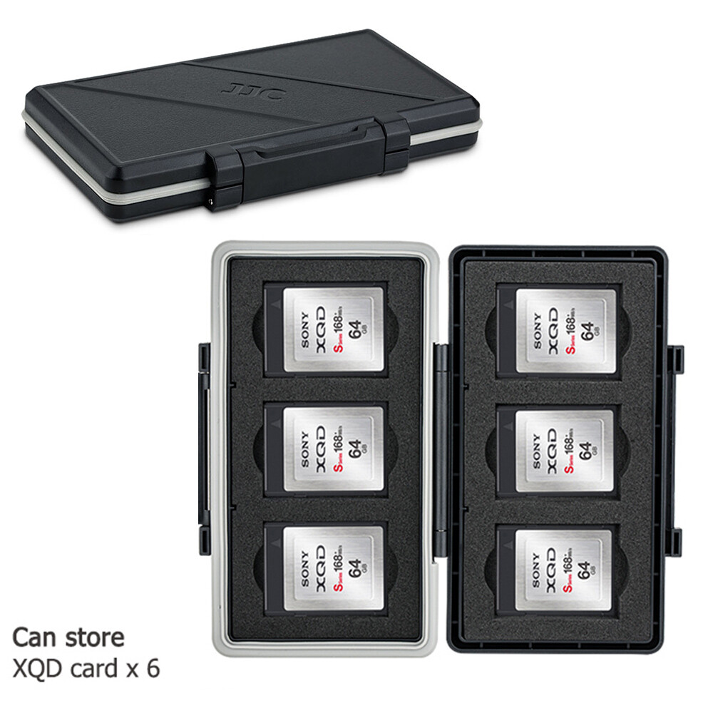 6 Slots Memory Card Case XQD CFexpress Type B Card for Nikon D850 D500 D5 D45 D4
