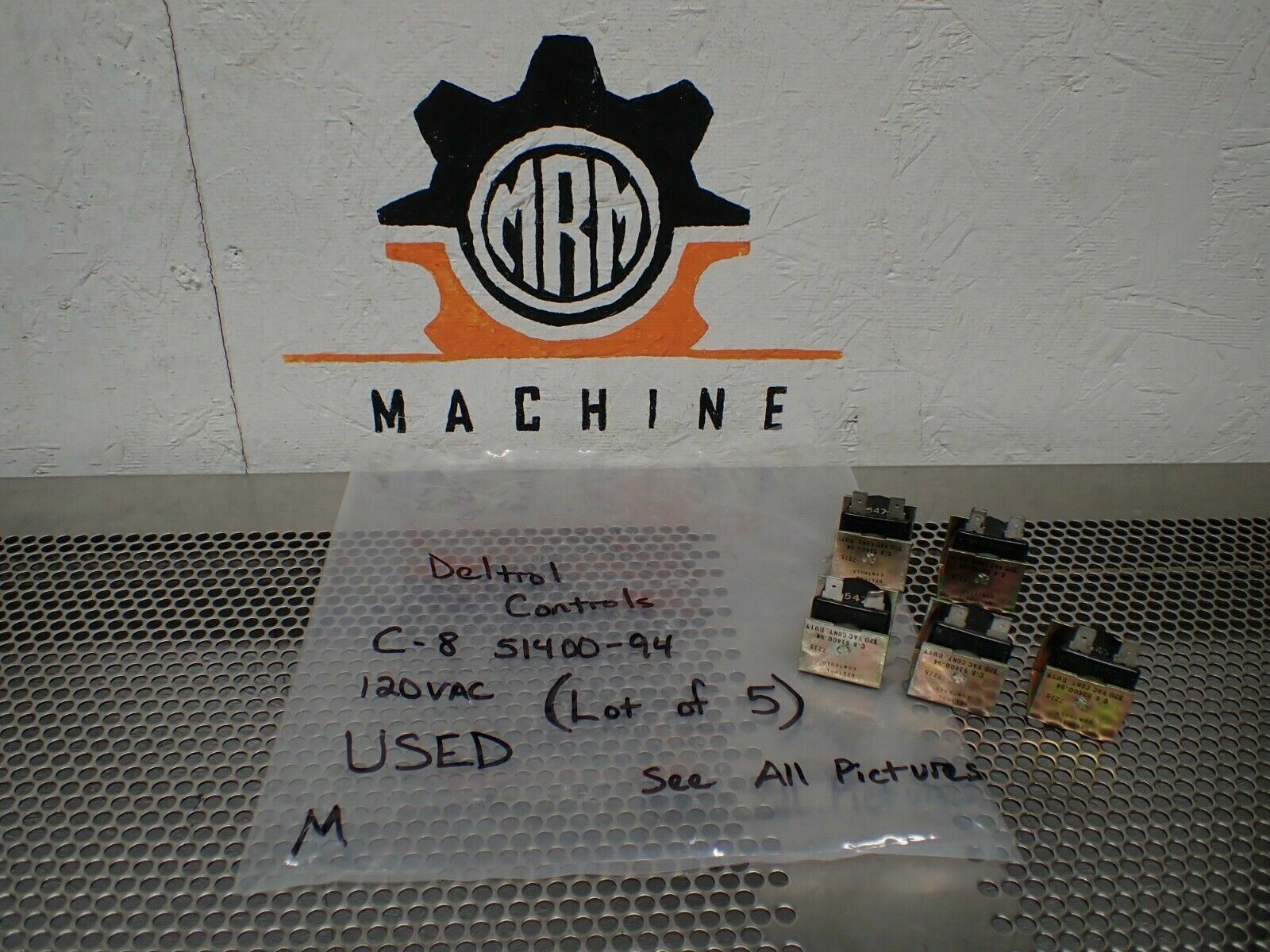 Deltrol Controls C-8 51400-94 Coils 120VAC Used With Warranty (Lot of 5)