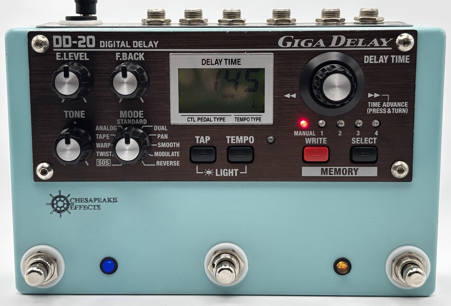 🔥Boss DD-20 Giga Delay (Chesapeake Effects Rehoused) Guitar Effects Pedal🔥