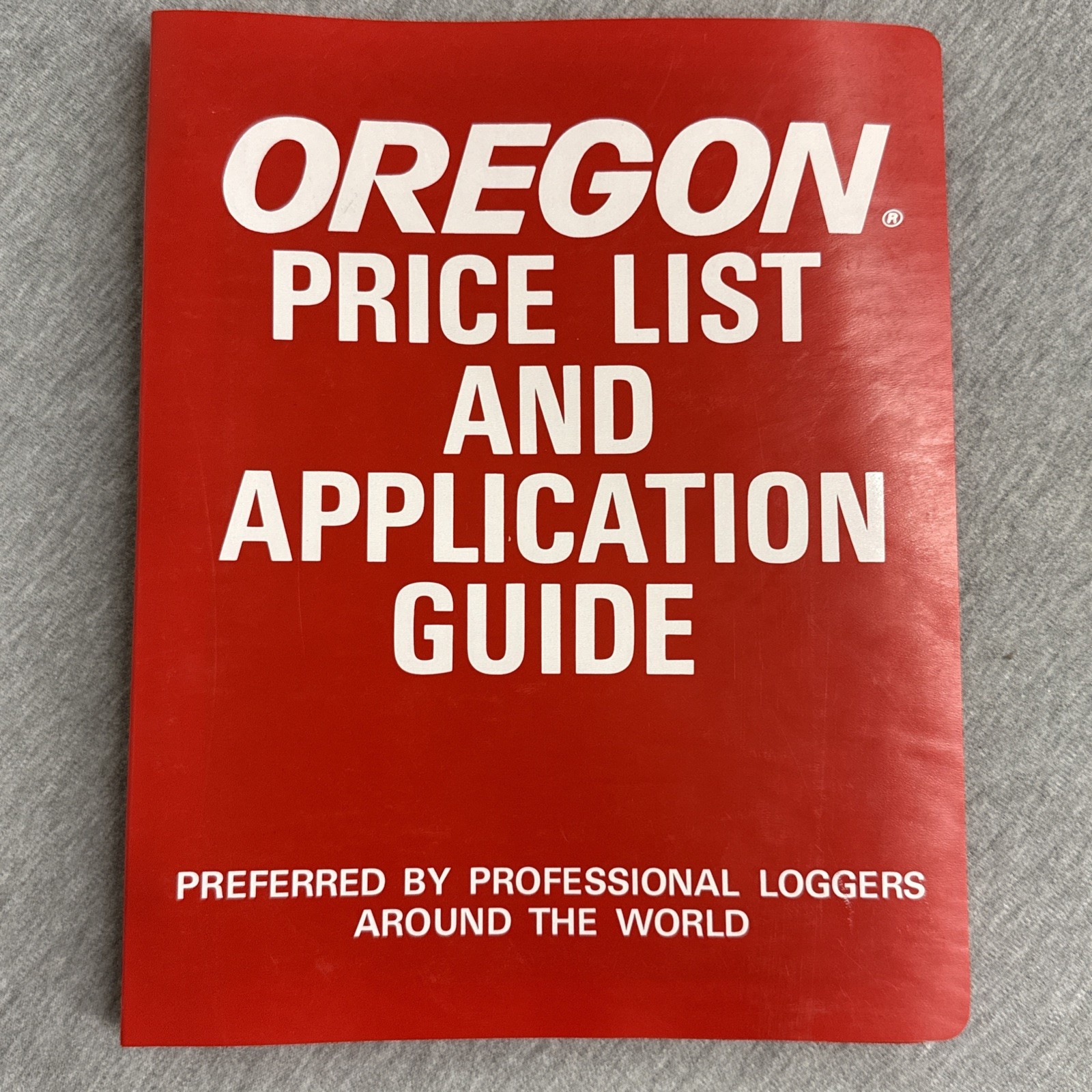 1976 Oregon Chainsaw Products Price List & Application Guide Dealer Binder