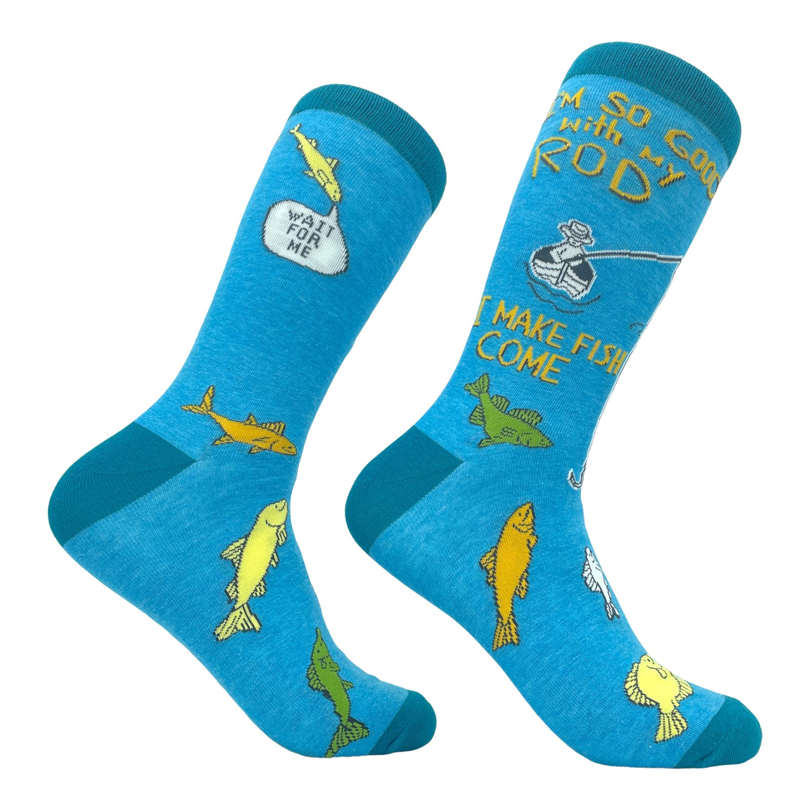 Men's I'm so Good With My Rod I Make Fish Come Socks Funny Fishing Sexual