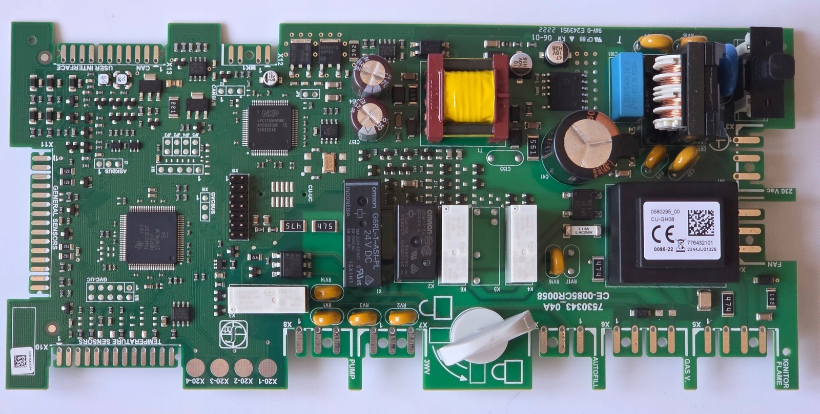 Remeha Calenta Ace Quinta Ace Main Control Board PCB 7726804 CU-GH08 Boiler Unit
