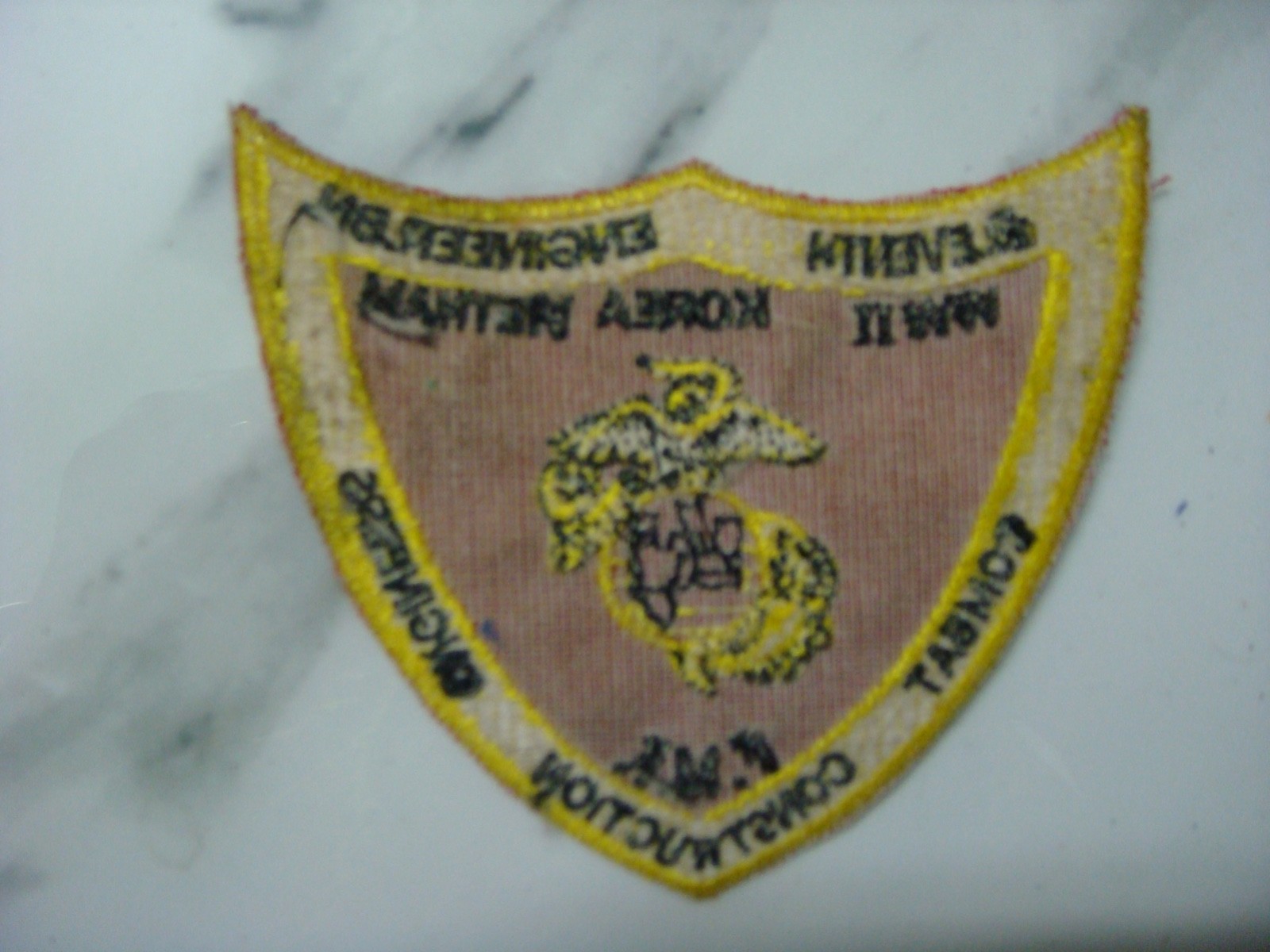 USMC 11th ENGINEER BN COMBAT CONSTRUCTION ENGINEERS, VIETNAM WAR PATCH