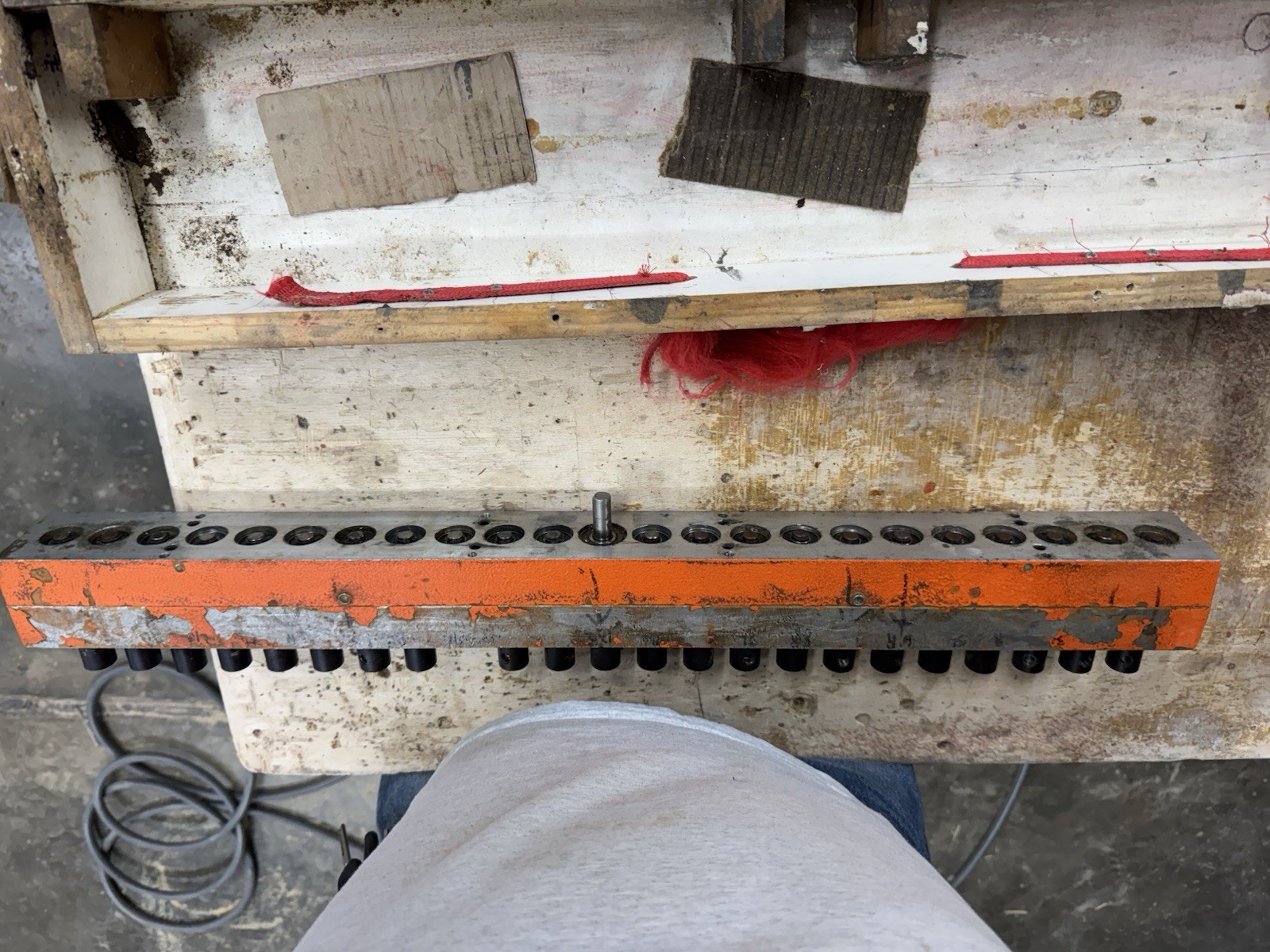 Cabinet Line Bore Head Attachment For Blum Machine