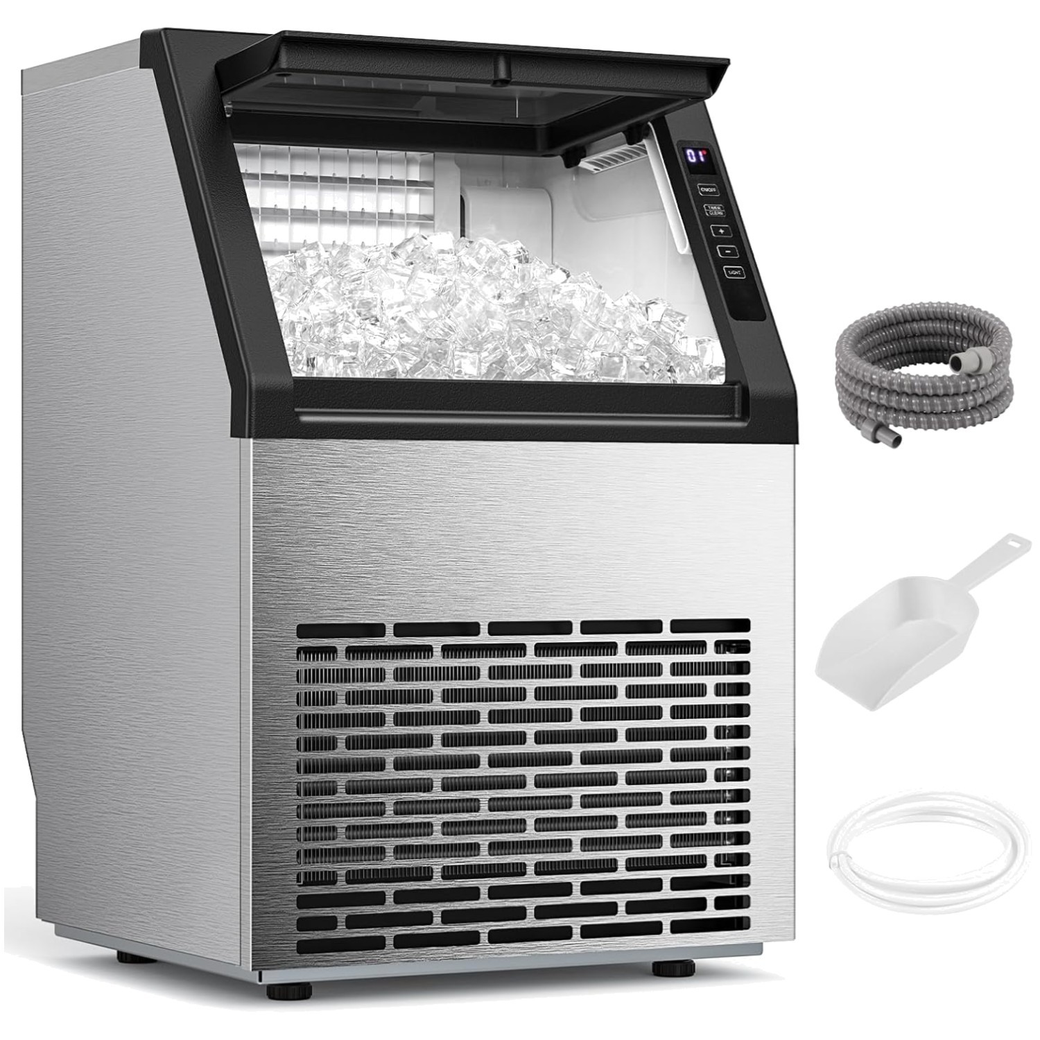 Stainless Steel Ice Machine for Bar/Cafe/Restaurant