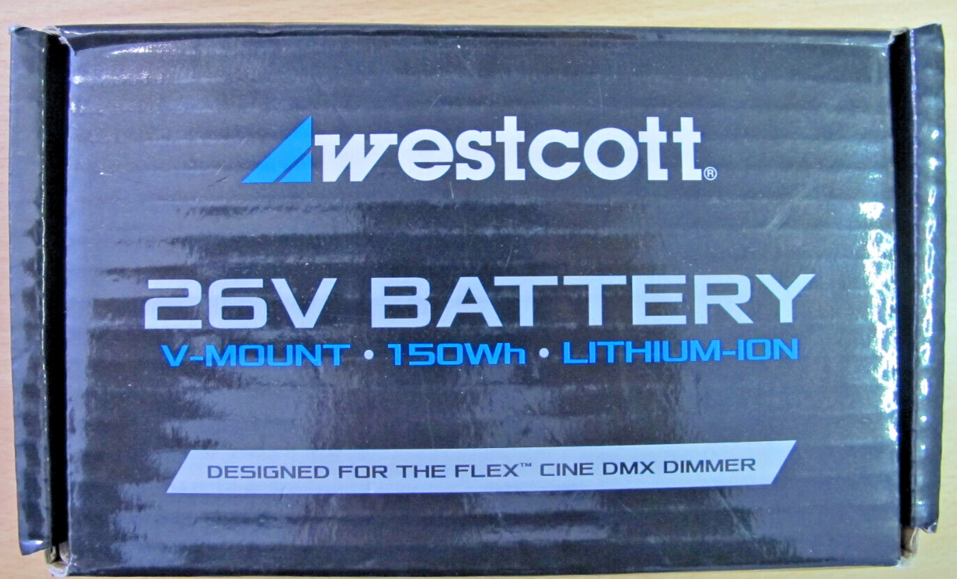 Westcott 26V Lithium-Ion Battery 7583 Flex Cine Mats OPEN BOX