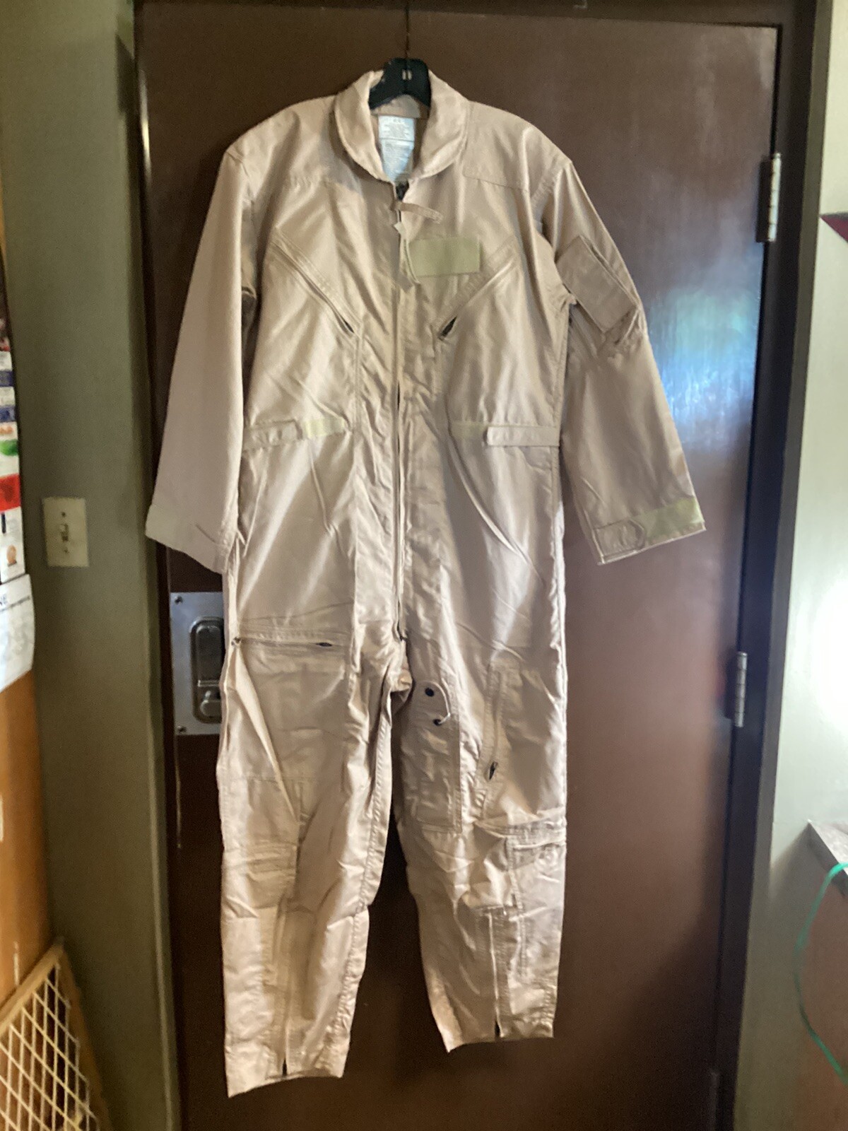 New Tan CWU-27/P Flyers Coveralls (Flight Suit) - 42 Short