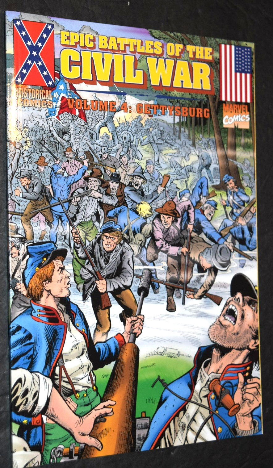 EPIC BATTLES of the CIVIL WAR - Color Comic Book "VOLUME 4 - GETTYSBURG," New