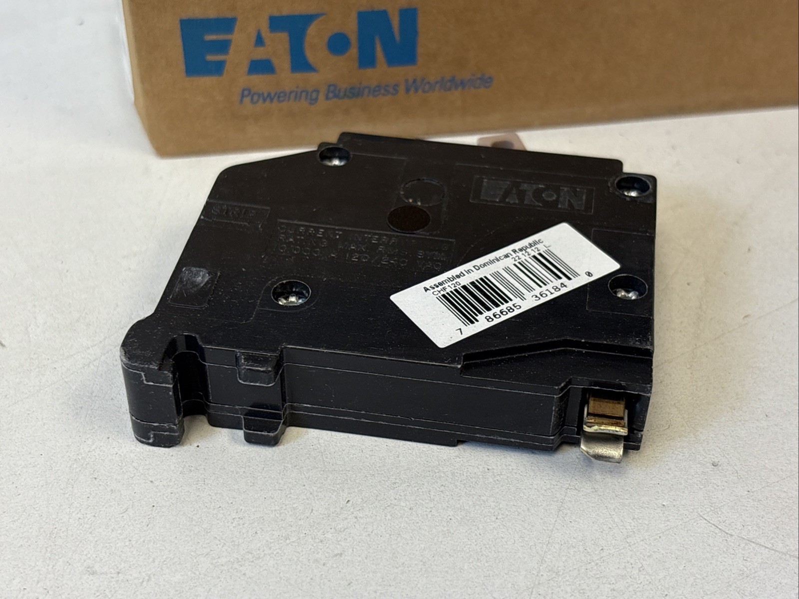 (10) EATON CHF120 Circuit Breakers 20 AMP 1 Pole Type CH - New Box of 10