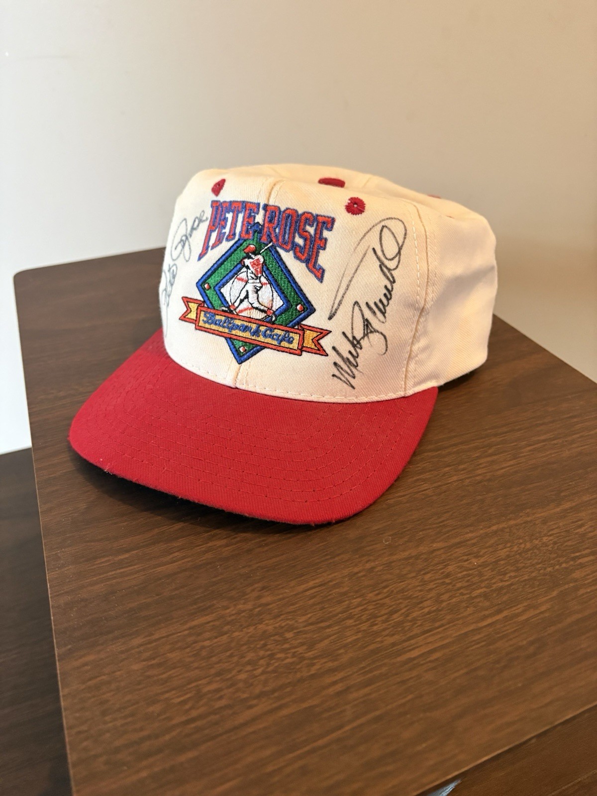 Pete Rose and Mike Schmidt Autographed Hat