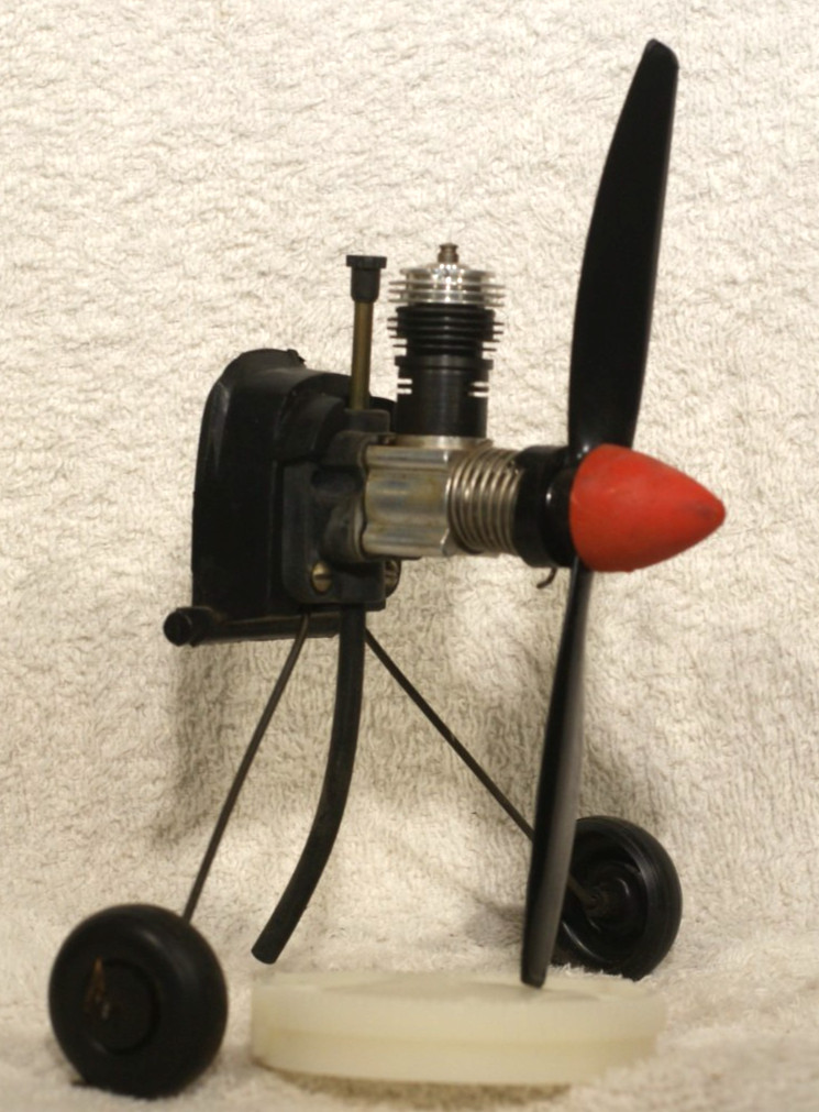Thimble Drome .049 on PT-19 firewall w/ Propeller & Wheels, Exc+++, low milage