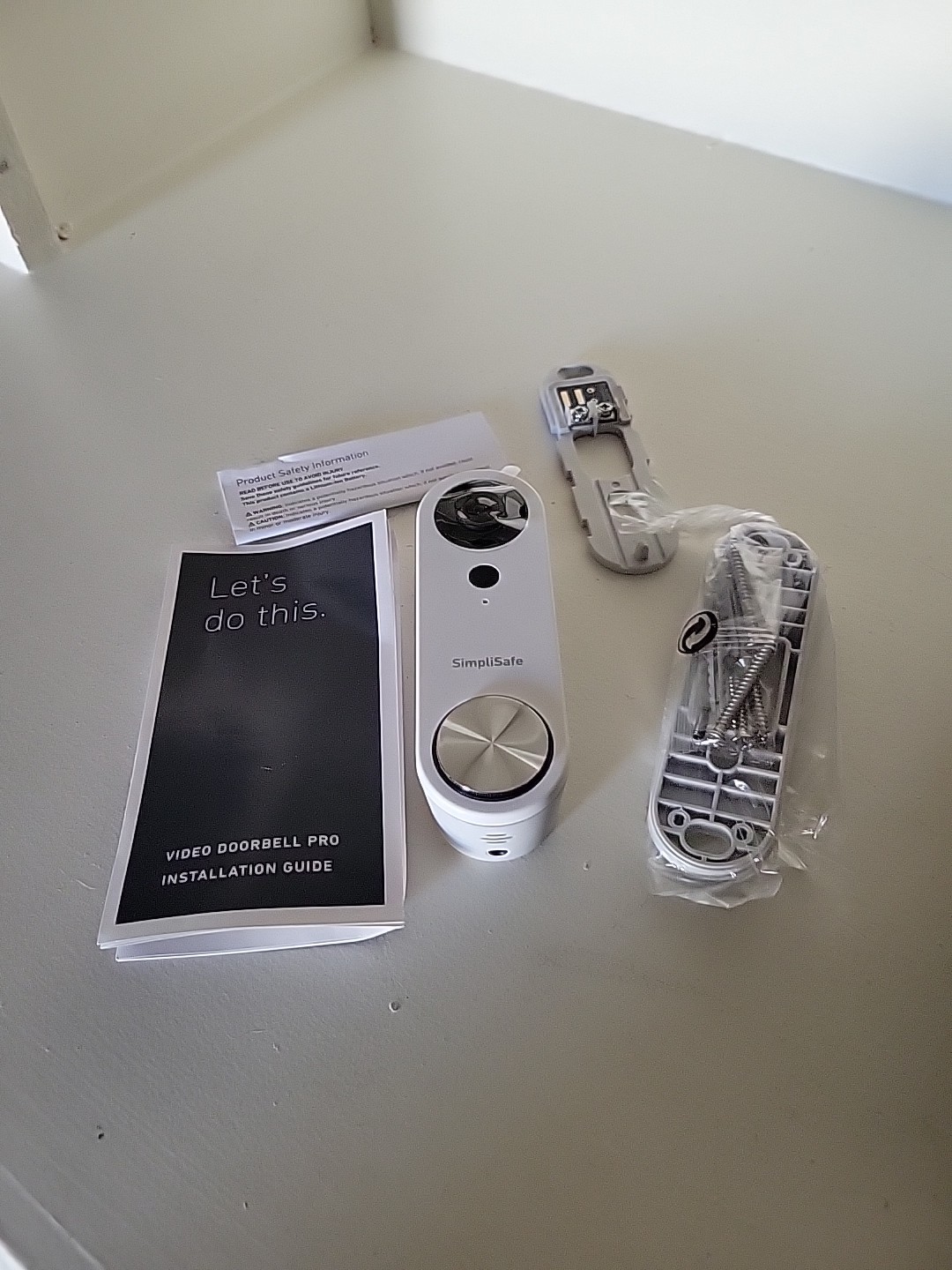 SimpliSafe SimpliCam Video Doorbell Pro SSDB3 (Wired) Open Box