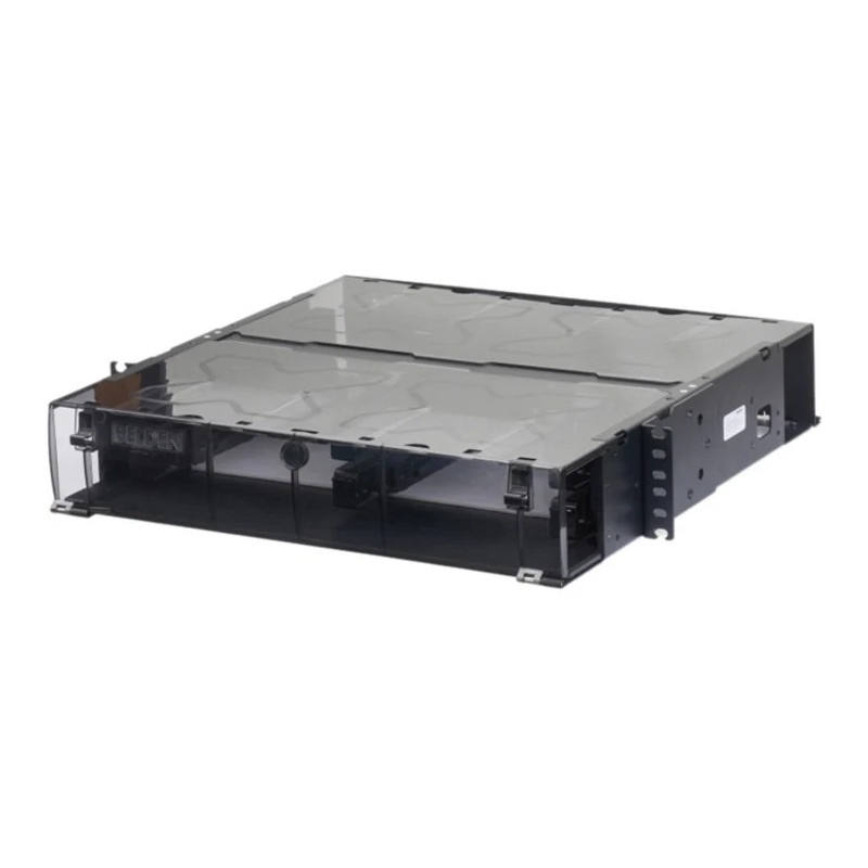 Belden ECX-02U 2U Patch Panel Housing Holds 4 ECX Adapter Frames or Cassettes