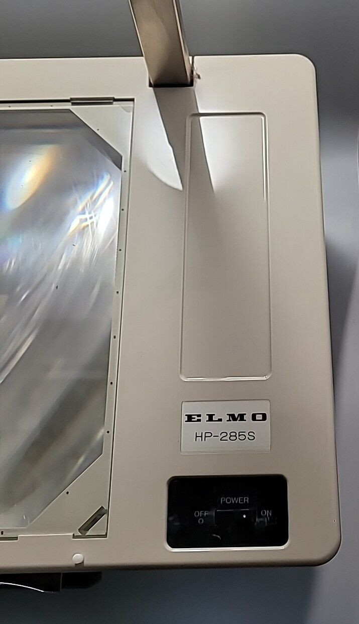 ELMO RETRO TRANSPARENCY OVERHEAD PROJECTOR MODEL HP-285S *FOR PARTS*