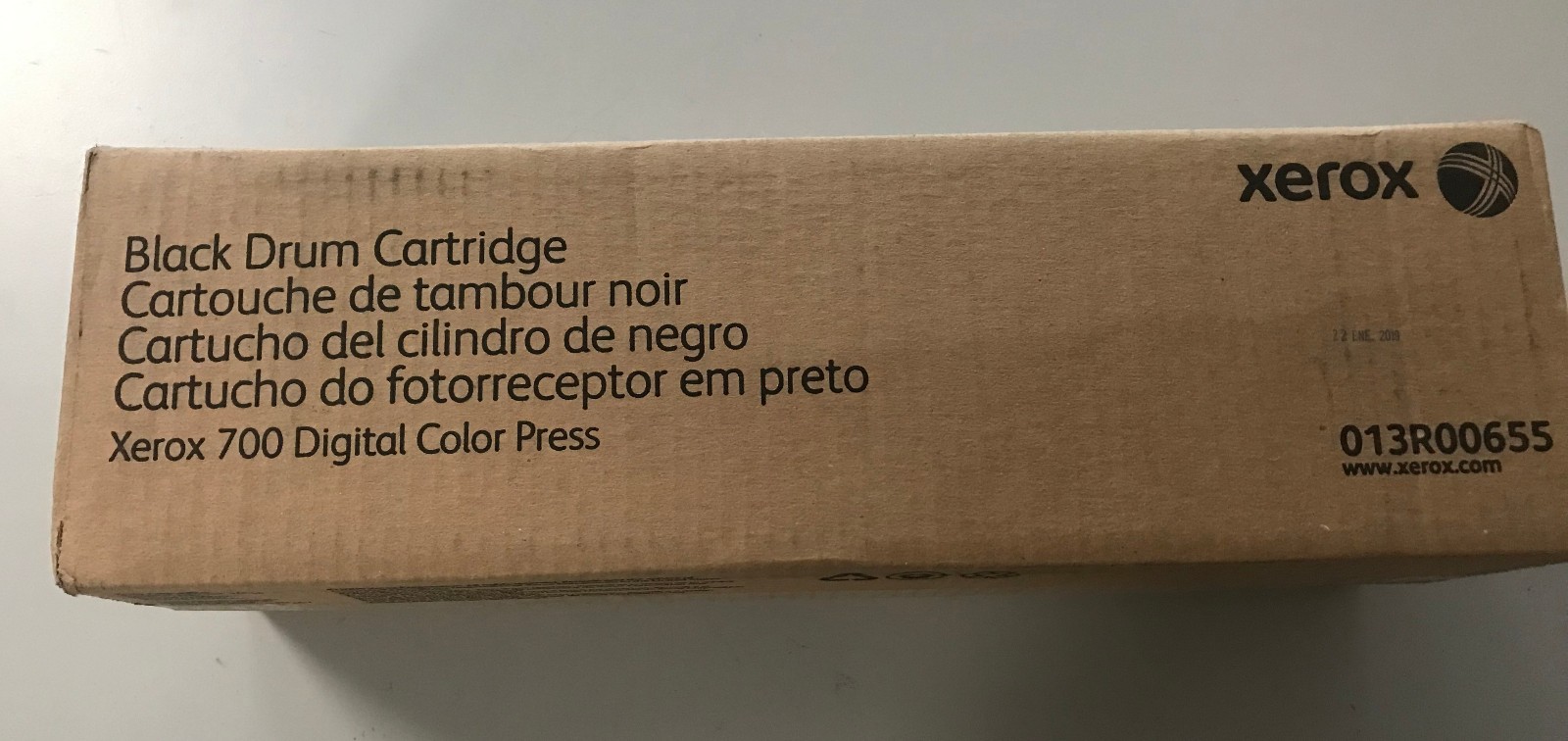 Xerox Color Press 700/ 700i/ 770 Black Drum Cartridge 013R00655 OEM NEW