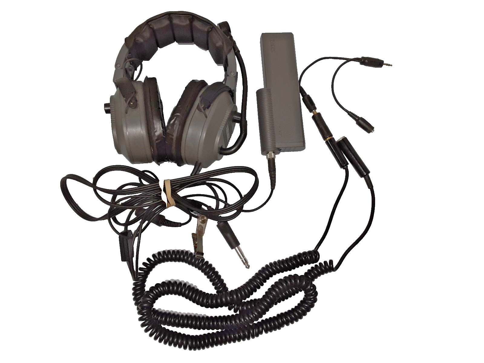 Telex ANR 4000 Aviation Noise Cancelling Pilot Communication Headset - UNTESTED