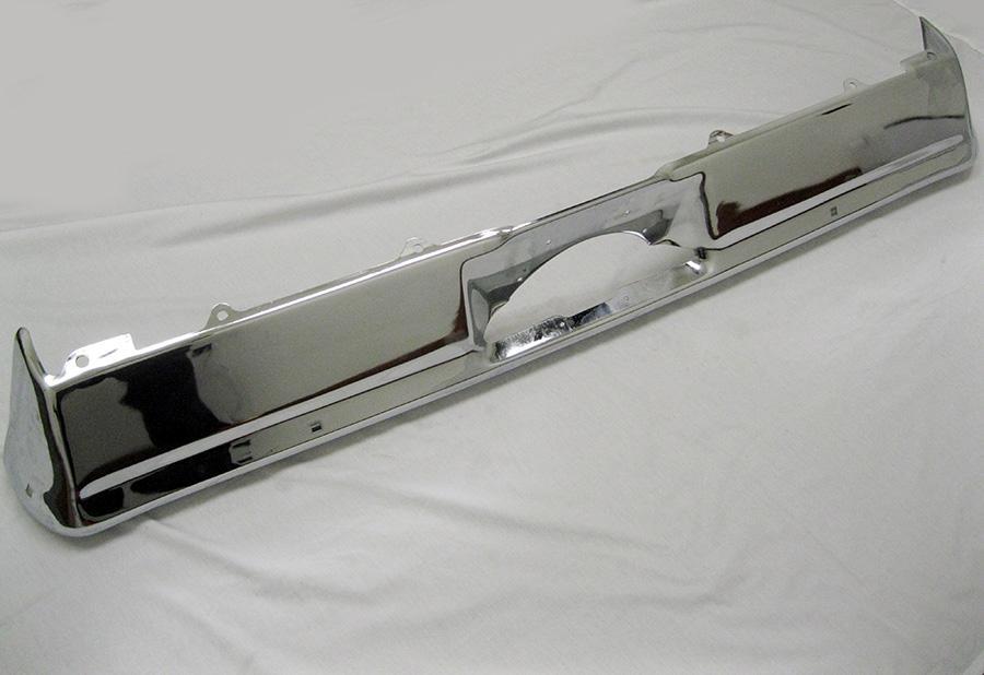 1968 1969 1970 1971 1972 Chevrolet Nova Chevy II Chrome Rear Bumper Triple Plate