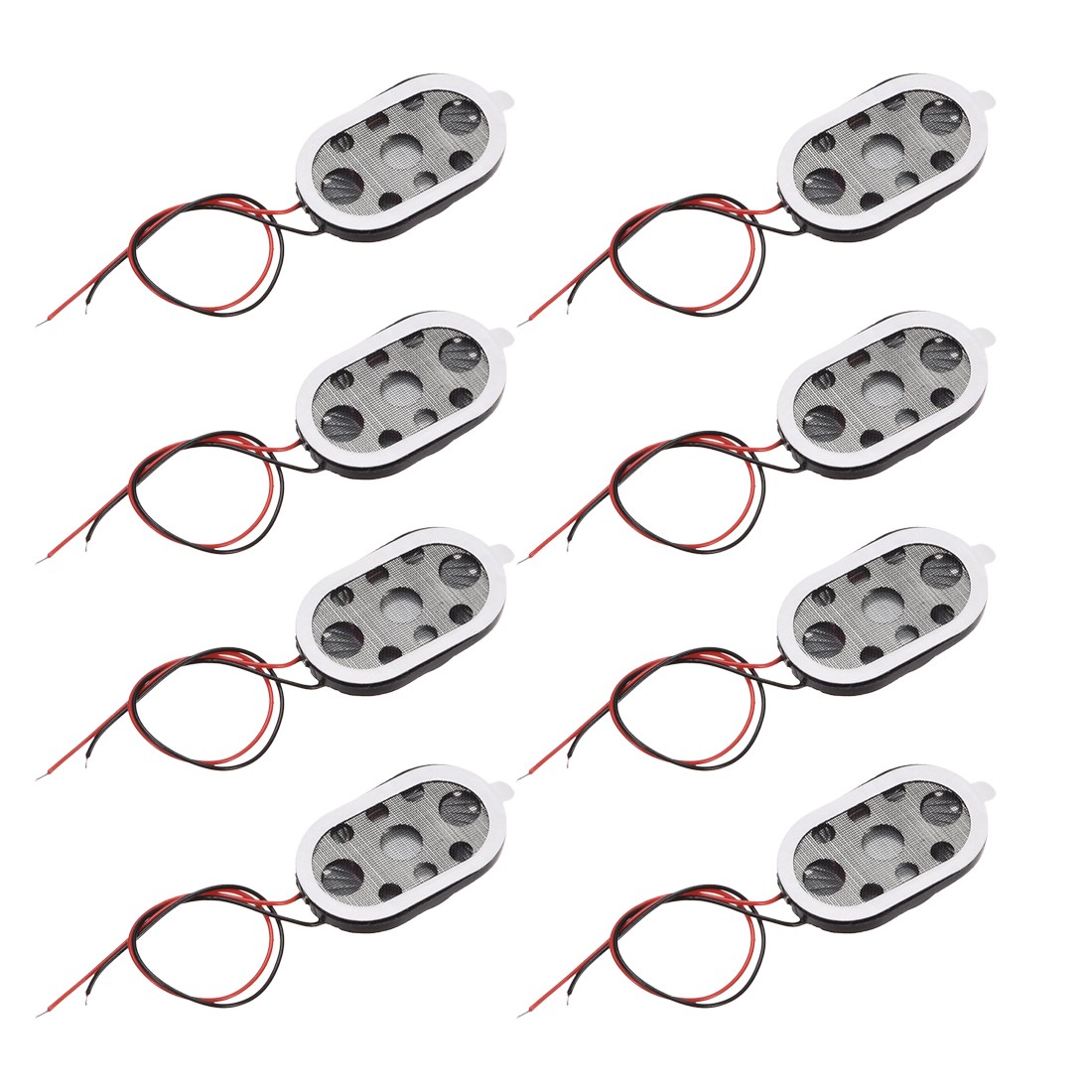 1W 8 Ohm Mini DIY Magnetic Speaker Replacement Loudspeaker 15mmx24mm 8pcs