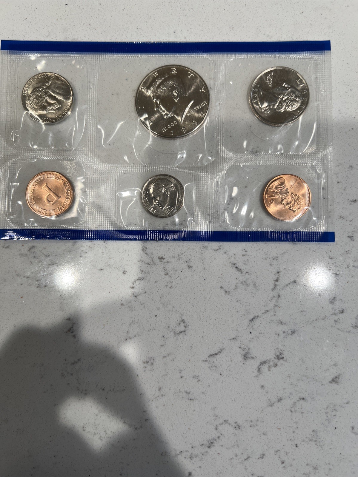 The U.S. Mint 1996 Uncirculated Coin Set with P Mint Marks