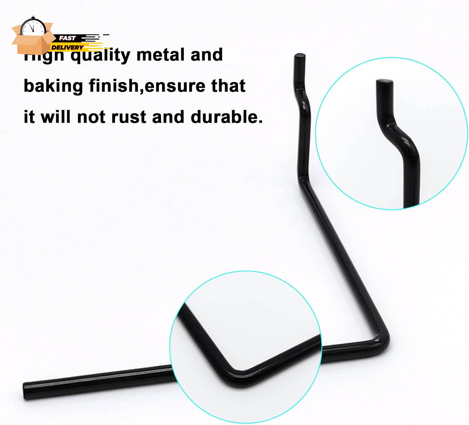 5 Pack Extendable Pegboard Paper Towel Holder,Pegboard Hook for Workshop,Garage