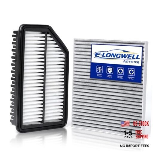 Cabin Engine Air Filter Kit for Veloster 2012 2013 2014 2015 2016 2017 1.6L