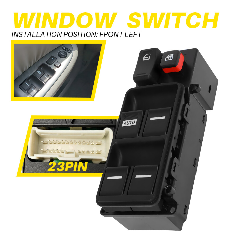 For 2005-2010 Honda Odyssey Driver Power Master Window Control Door Lock Switch