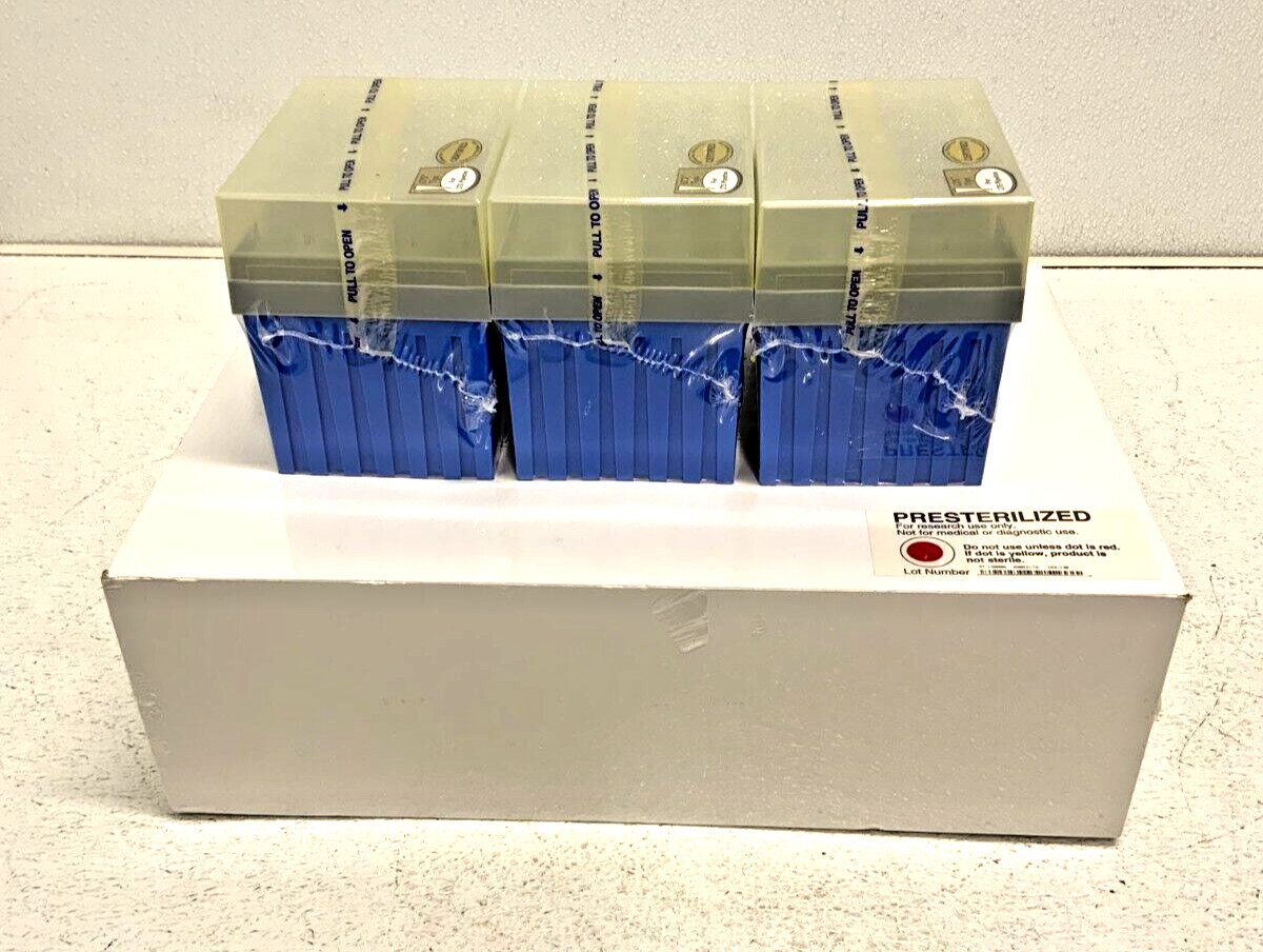 NEW Lot of 11 Racks Rainin RT-L5000S LTS Precision Pipette Tips 5000uL 24/Rack