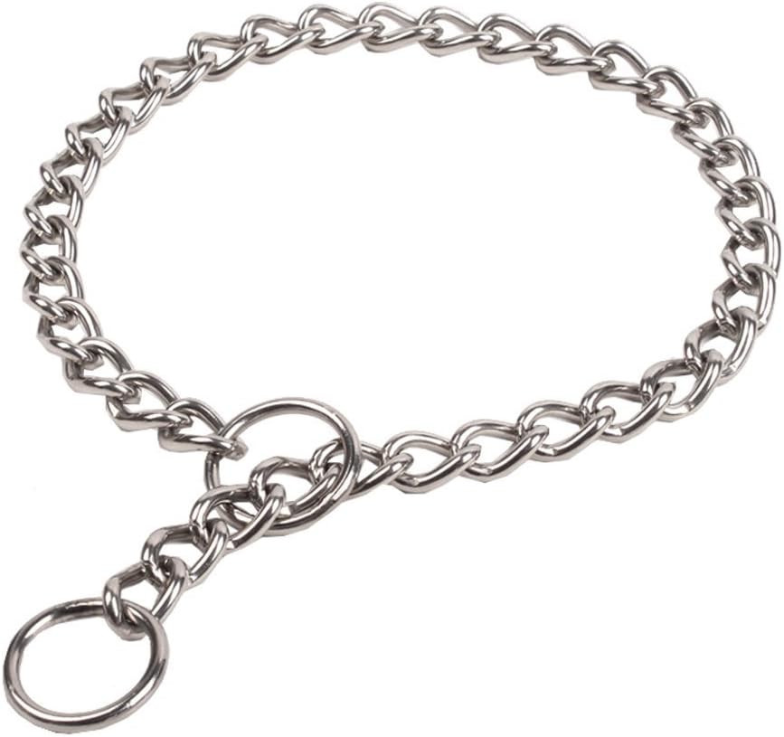 Dog Chain Collar Training Choke Collar, 16 In, 2.3 Mm