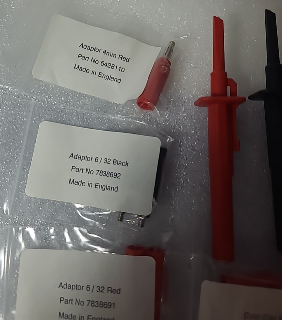 IBM Meter Lead Set Part No 6428104 - 15 Pcs Plus Pouch