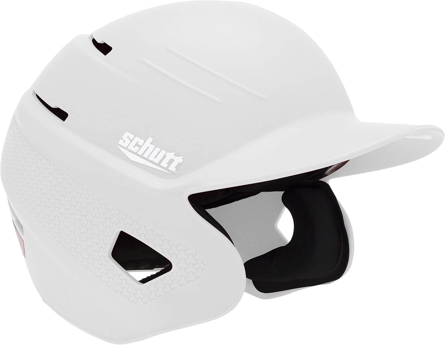 XR1 BASEBALL BATTING HELMET, MATTE WHITE COLOR FOR JUNIOR