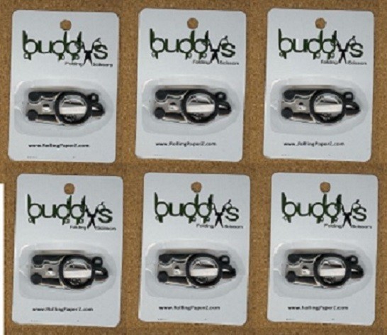 6X BUDDY'S FOLDING SCISSORS Hydroponic Clone Cuttings Trimming POCKET SIZE Chain