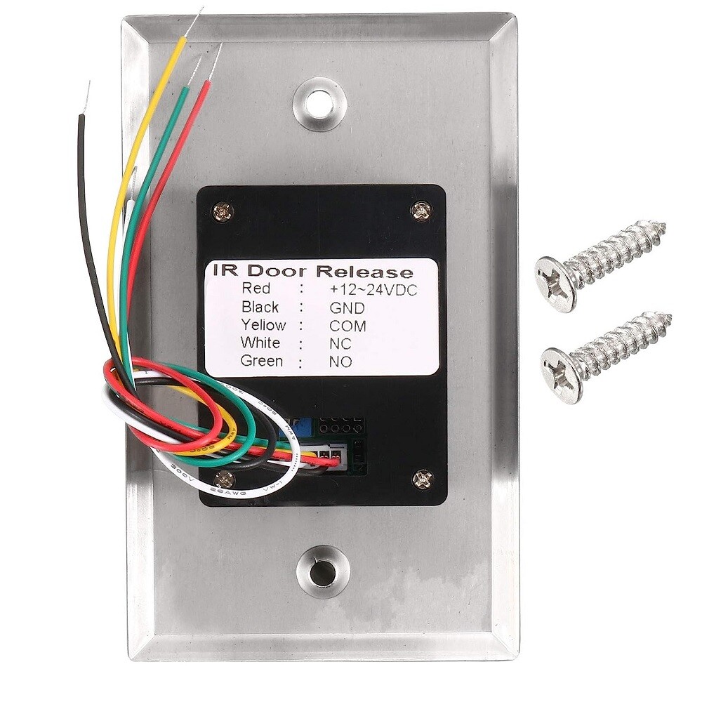 IR No Touch Exit Button NO NC Touchless Switch for Door Access Control Lock