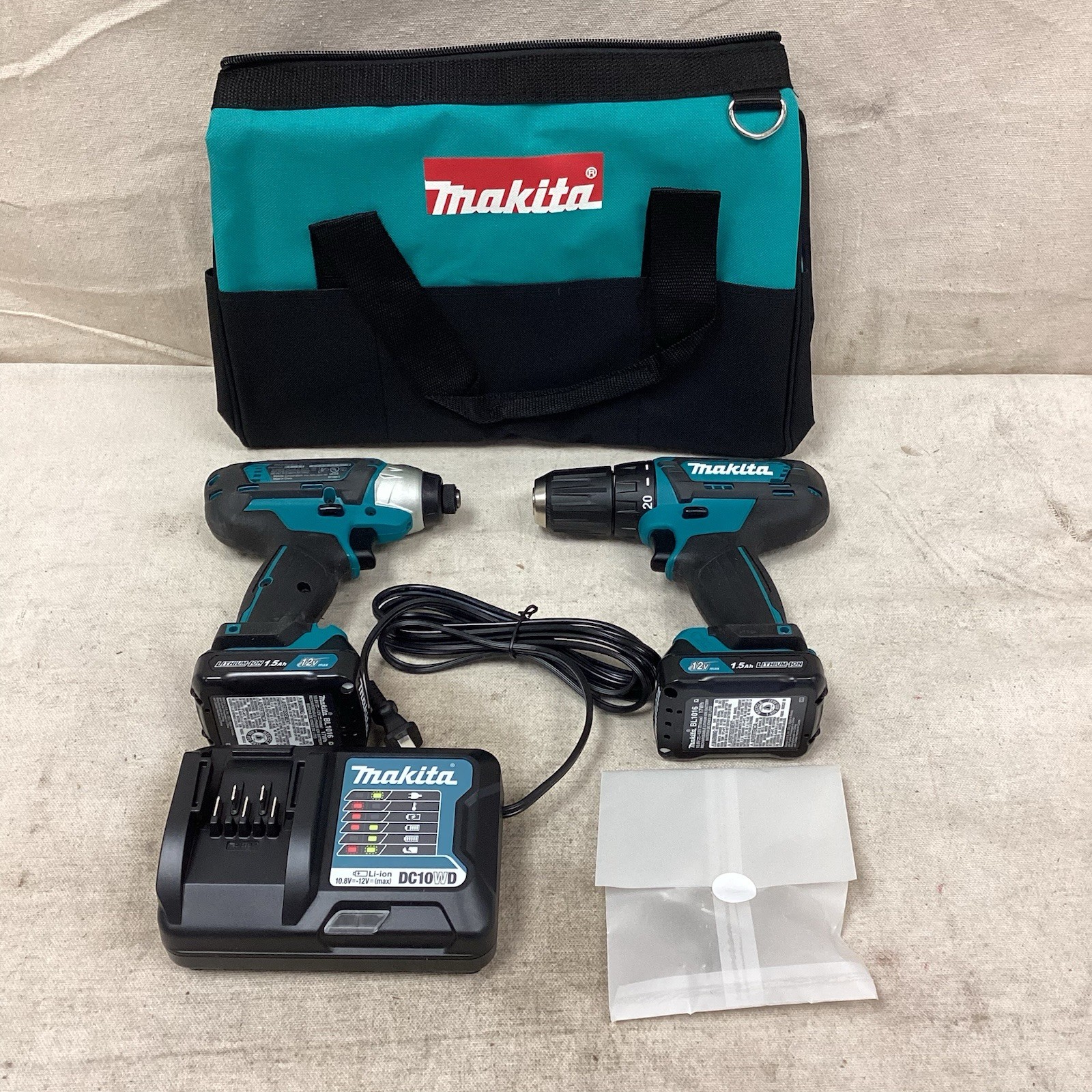 MAKITA CT232 Cordless Tool Combination Kit Drill/Impact Driver 12V