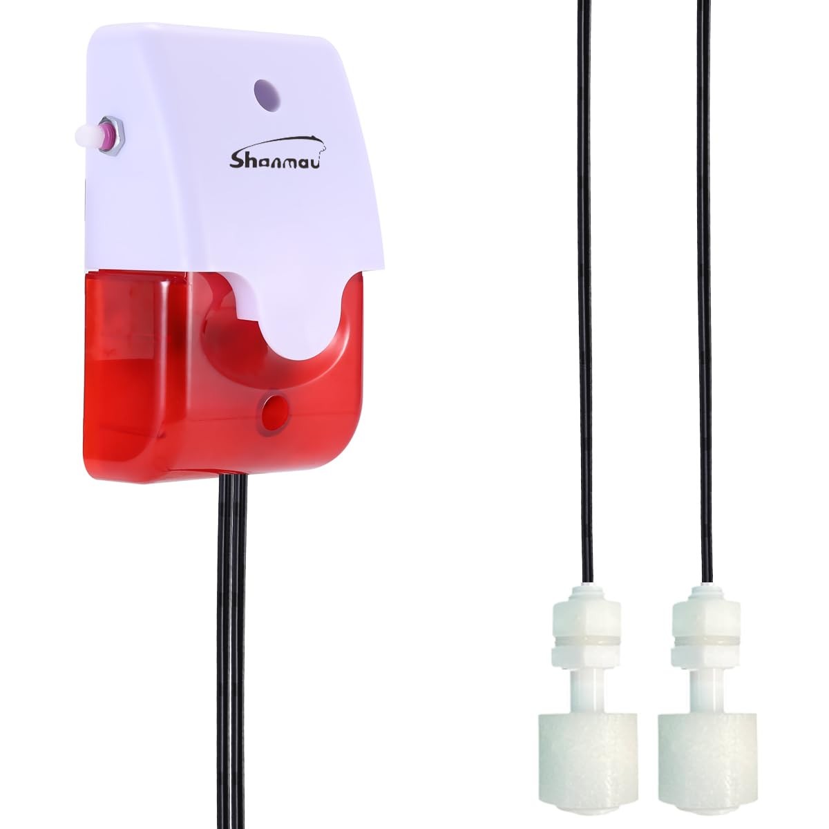 Water Level Sensor Alarm 120 dB Red Strobe 16.4ft Probe for Water Tank