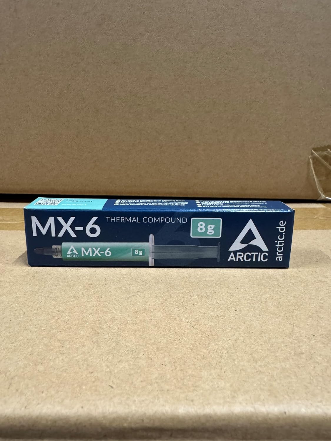 Pasta termica de maximo rendimiento para CPU consolas y tarjetas graficas