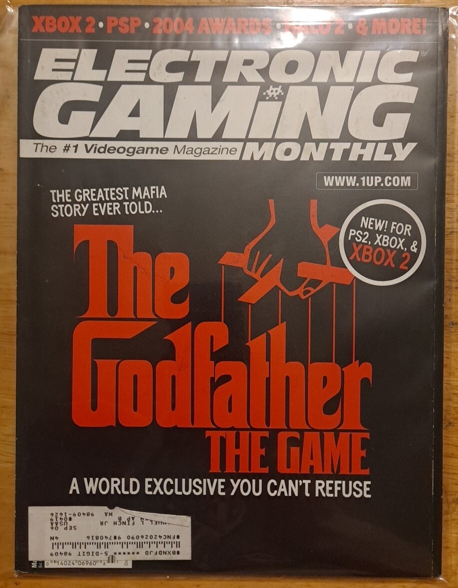 Electronic Gaming Monthly Videogame Magazine #189 March 2005 feat. The Godfather